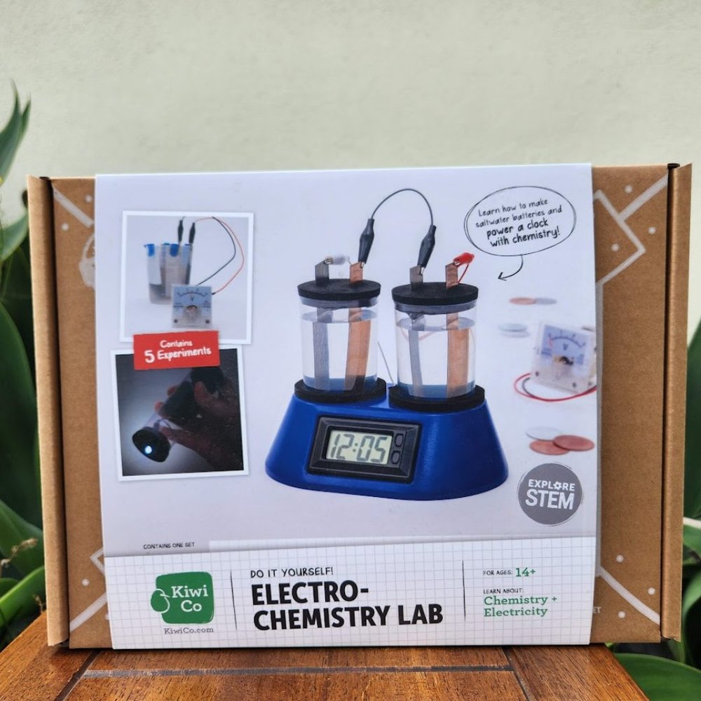 NEW KiwiCo. Kiwi Co. Electrochemistry Lab Chemistry Science Kit STEM Cra…